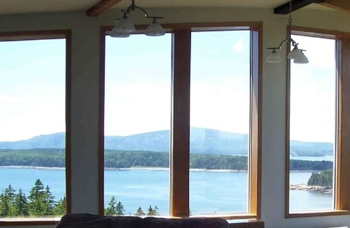 Winter Harbor House | Spacious, modern, & private, with grand views from a hill-top location.