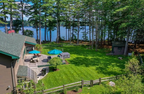 Auburn House | Spectacular Maine Lake House with private waterfront near Bates College