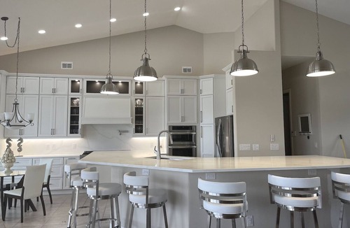 Pelican House | Starlight 1036 Luxury 3BR Waterfront Gourmet Kitchen Heated Pool & Spa w/Tiki Hut On Large Dock