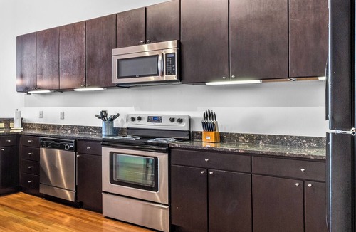 Downtown West Apartment | Stylish Industrial Loft in Downtown St. Louis