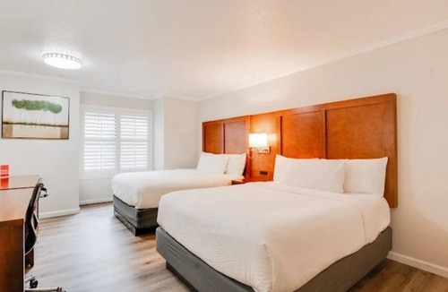 North Whisman Hotel | Super Bowl Stay. 2 Queen Room at Ramada Inn Mountain View.
