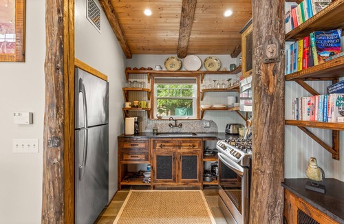 Winter Harbor Cottage | The Boathouse feet from the ocean, modern farmhouse décor with spectacular views