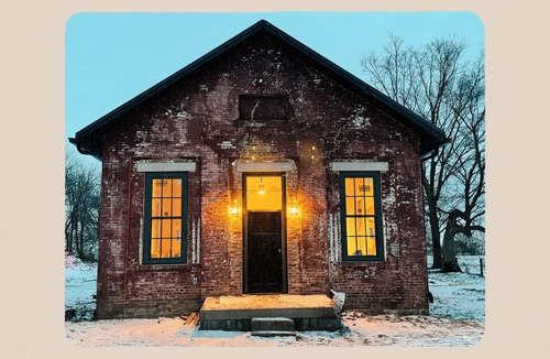 Urbana Cottage | The Buck Creek Schoolhouse - your one-room schoolhouse in a quaint rural setting