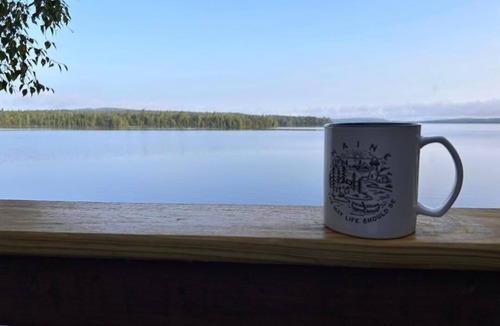 Northeast Somerset Cabin | The Crooked Nook 2-bedroom waterfront cabin in brilliant Rockwood with WiFi