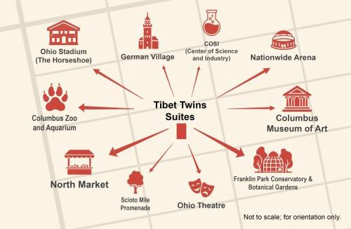 Clintonville House | Tibet Twins Suites For 12