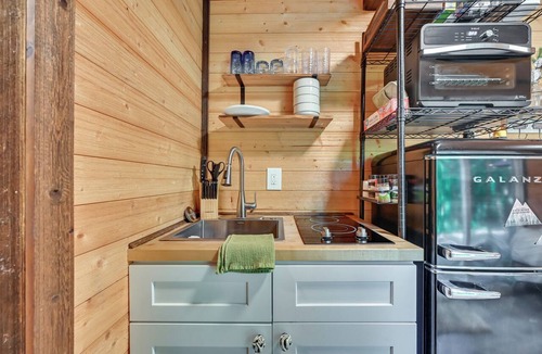 Loudonville Apartment | Tiny Home w/Hot Tub & Mini Highland Cows!