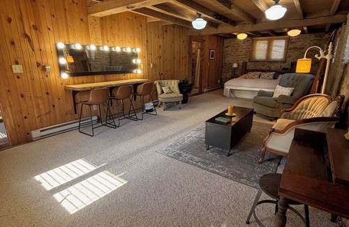 Fairborn House | Tucked beneath our historic 1895 German bank barn, is the Bunkhouse!