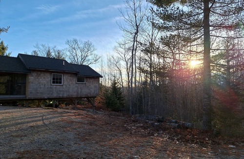 Cherryfield Cabin | Unplug and Reconnect in a Peaceful Off-Grid Cabin for Relaxation and Nature Immersion in Beddington, Maine