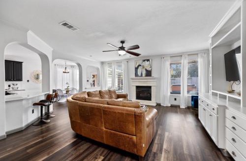 Cypress House | Upscale 4BR Cypress Home w Pool, Hot Tub, Theater, Sleeps 20