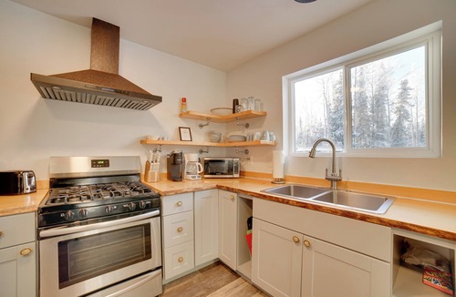 Sterling House | Walk to Kenai River: Forested Fisherman's Cabin!