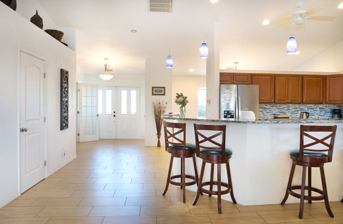 Cape Coral Villa | Waterfront home with oversized heated pool & spa, bikes, beach gear!