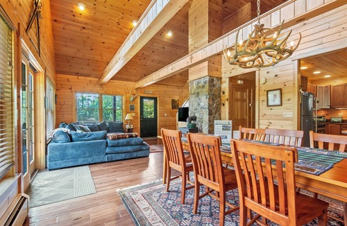 Rangeley House | Whippoorwill - Wooded location, hot tub, close to downtown Oquossoc