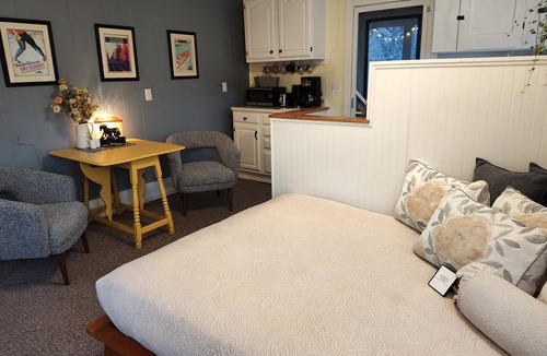 Upper Village Apartment | White Mountains Riverfront Studio