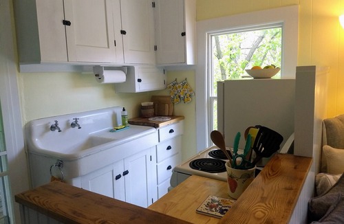 Upper Village Apartment | White Mountains Riverfront Studio