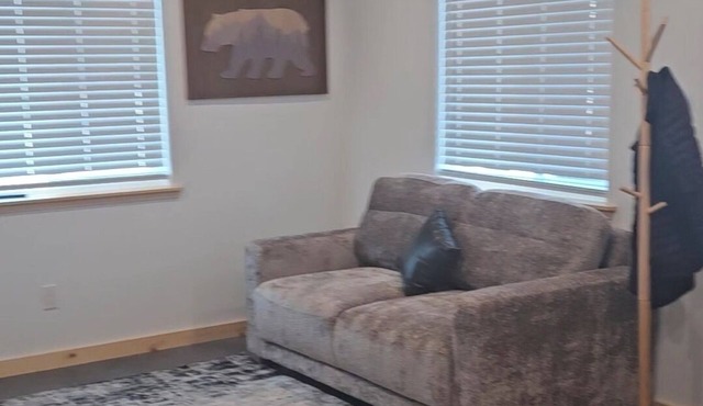 1-bedroom 1-bath just south of Soldotna between the Kenai and Kasilof rivers.