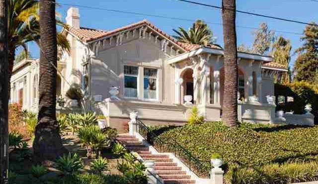 3,200 sf in best area. Towering Palm Trees Outside. Gorgeous Original Art Inside