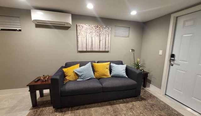 Adorable Studio with Indoor Fireplace