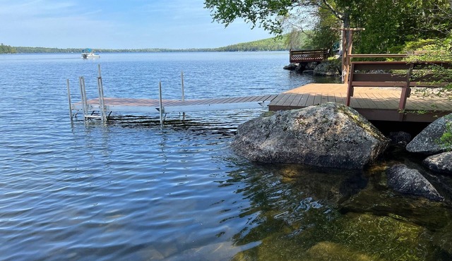 Air conditioned home on Beech Hill Pond 20 feet from the shore. Great location!