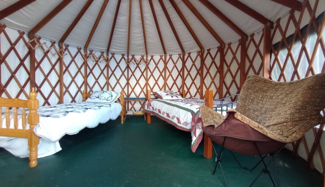 Beautiful Remote Waterfront Yurts,
