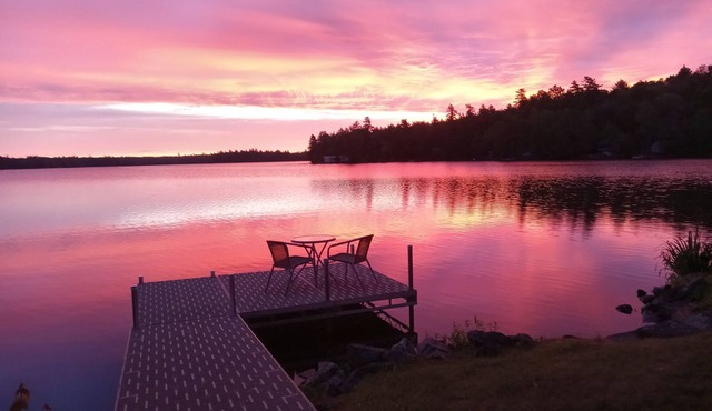 Beautiful waterfront cottage with the conveniences of home in central Maine.