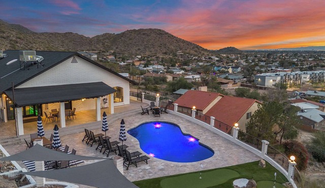 Built Into a Mountain | Epic Views | Heated Pool in Phoenix