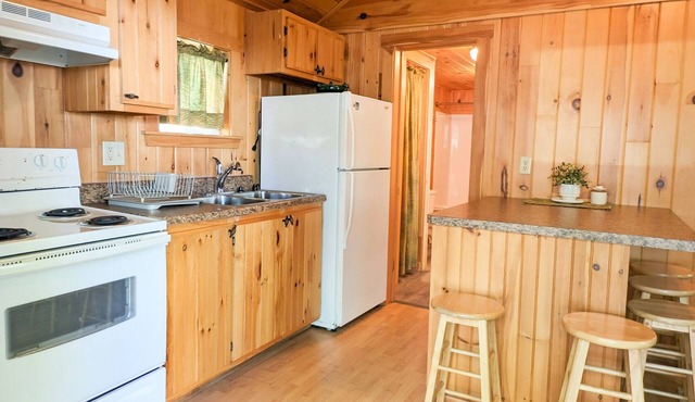 Cabin Tucked inside the Pine trees Cabin 11 in Bar Harbor