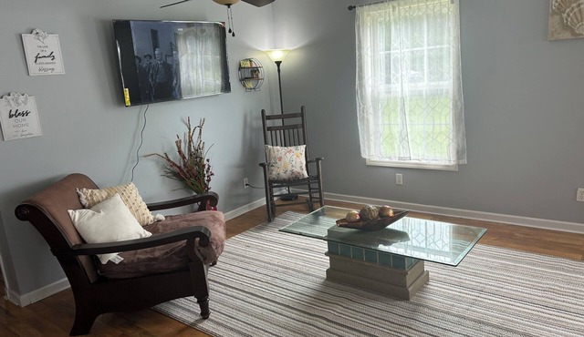 Charming 3-bedroom cabin with AC, WiFi near Savannah river. Picwick campground