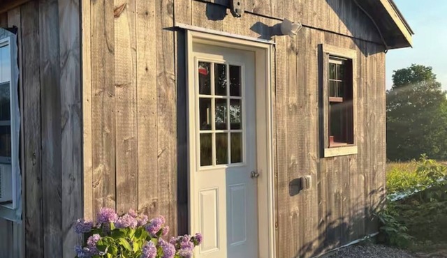 Charming Cabin on forty acres of beautiful fields located in Mid-Coast Maine