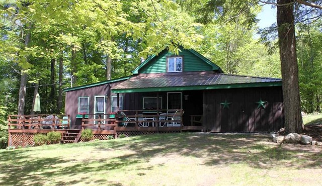 Charming Cabin Rental with Private Beach Access on Lake George in New York