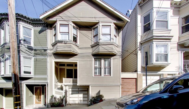 Charming, Fully Updated 1-Bedroom in the Castro with Private Deck & City Views