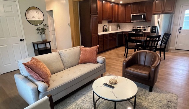 Charming single-story house perfect for getaways or extended stays.
