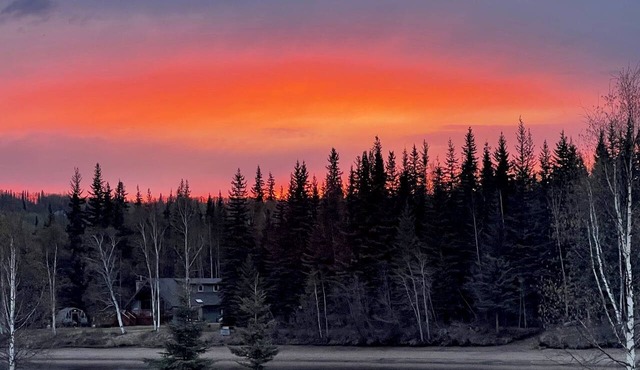 Chena River Roadhouse- River Front -Huge Deck- View Northern Lights & Wildlife