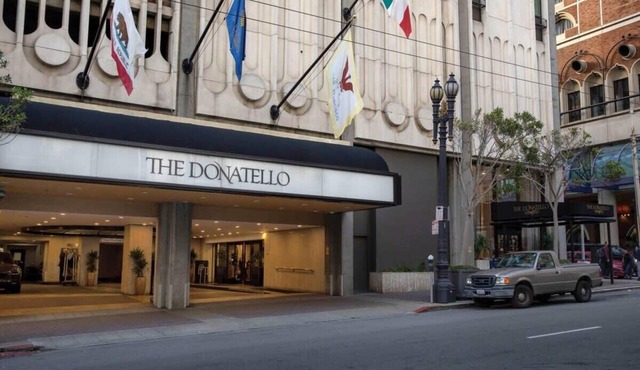 Chic King Suite at Wyndham Donatello in SF
