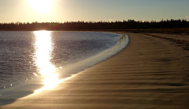 Classic Nova Scotia Summer Home On A White Sand Beach in Sable River