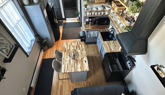 Cute, new, modern duplex in renovated schoolhouse