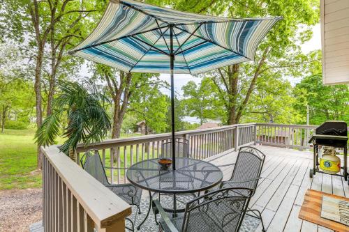 Deck & Table Rock Lake View: Shell Knob Escape! in Shell Knob
