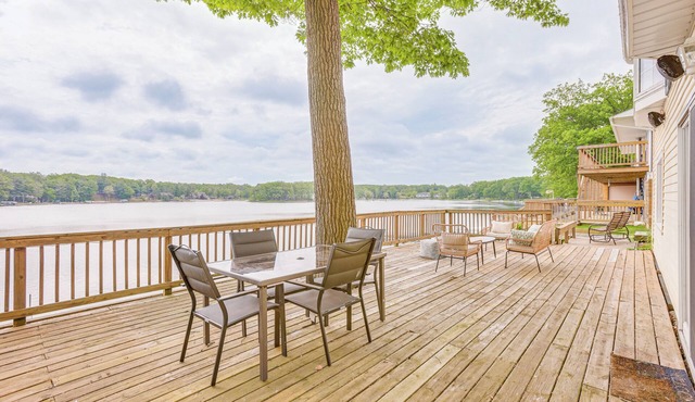 Dock + Views: Scenic Lakefront Escape in Harrison