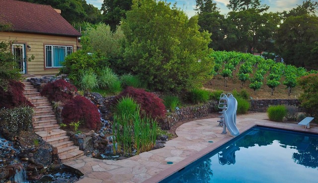 Family-friendly 3BR resort experience on quiet vineyard near Stanford/Palo Alto