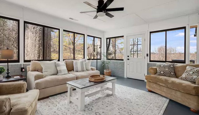 Fire Pit, BBQ & Room for Everyone | Spacious 4BR/3BA in Hendersonville