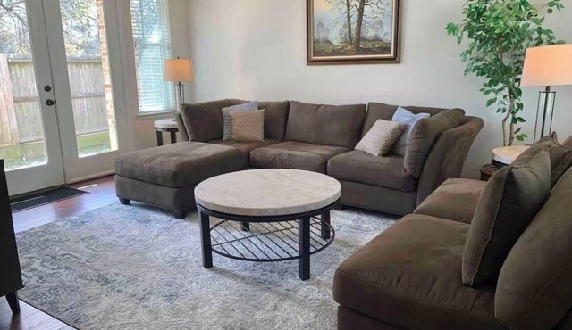 Great Woodlands location yet quiet, gated, well maintained, 3 br home