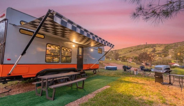 Harley Davidson Ranch Glampling With Kids Play Zone in Ramona