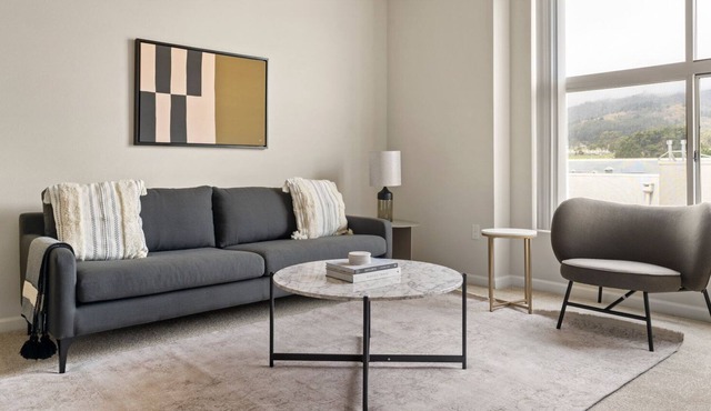 Hip South SF 1BR w/ W/D, Gym, Pool, next to BART & TJ, by Blueground