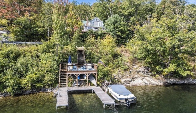 House with Private Dock on Lake Bomoseen