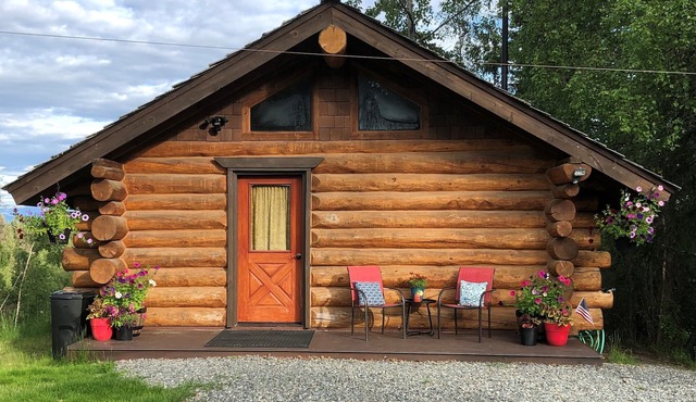 Kenai Wildlife Cabin - Cozy log home with mountain views. Pet friendly!