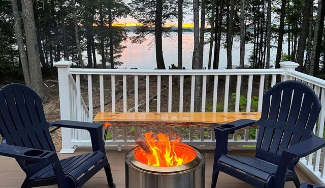Lakefront Home With Private Beach Close to Acadia National Park and Bar Harbor