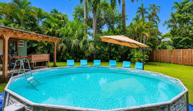 Large Home with Pool | 5 Mins to Ft Lauderdale Port & Beach