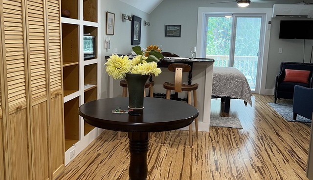"LOFTY-DIGS" A private, spacious studio in downtown Bangor.