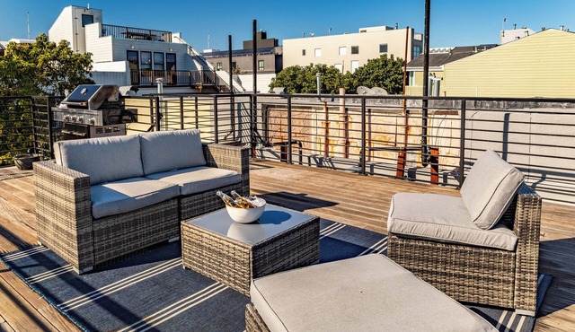 Luxurious Comfort! Rooftop Deck, Perfect Location in San Francisco