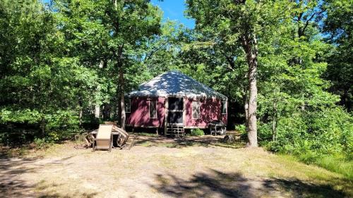 Luxurious Modern Yurt with Stargazing Dome near Pere Marquette River – Baldwin, Michigan in Baldwin