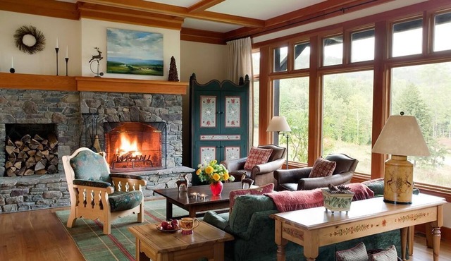 Magnificent 2 story/3 bedroom Villa in Stowe, VT on Trapp property. Sleeps 6-8
